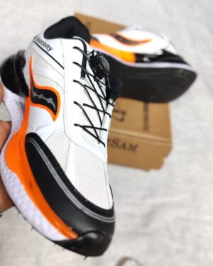 کتانی saucony اورجینال – رنگ سفید نارنجی