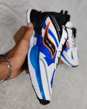 کتانی saucony اورجینال – رنگ سفید آبی