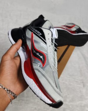 کتانی saucony اورجینال – رنگ سفید قرمز