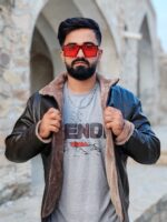 کاپشن چرم قهوه ای تیره داخل تمام خز - Image 3