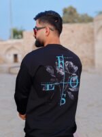 سویشرت مردانه طرح گل - Image 2