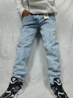 شلوار جین مردانه یخی ZARA، مدل مام – کد105 - Image 4