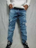 شلوار جین مردانه آبی ZARA، مدل فول مام– کد109