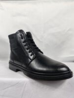 بوت چرمی مردانه مشکی (زیپدار) - Image 2