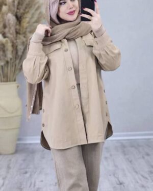 مانتو دمپا حلالی (قهوه ای)