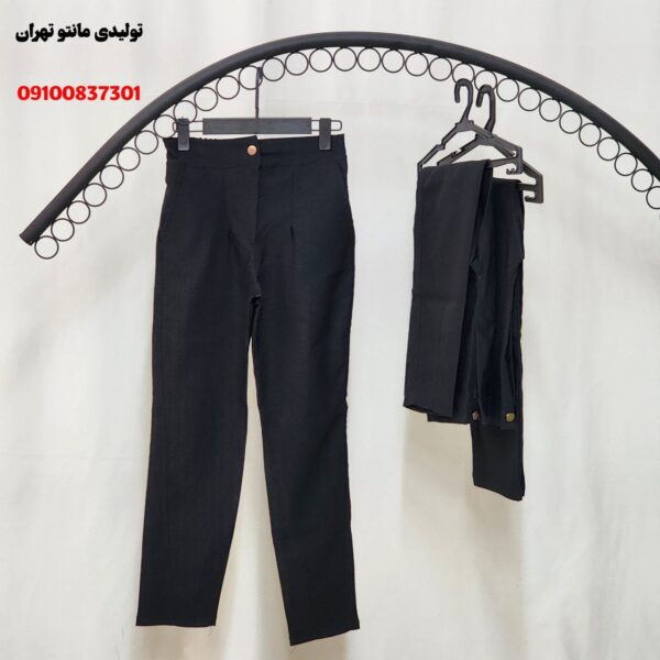 شلوار کتان مام فیت - Image 2