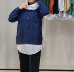 شومیز مانتویی دو تیکه