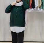 شومیز مانتویی دو تیکه