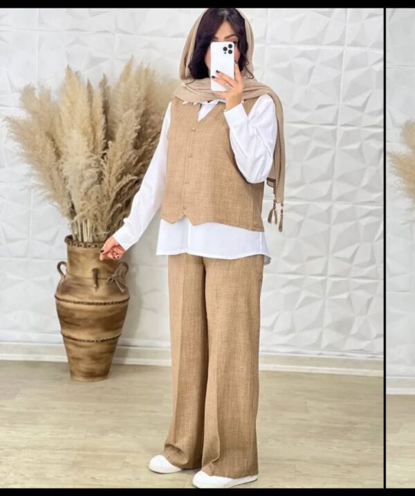 ست 3تیکه (قهوه ای تیره)
