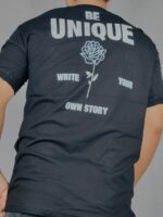 تیشرت یقه گرد آستین کش - Image 2