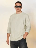 بلوز یقه گرد آستین بلند