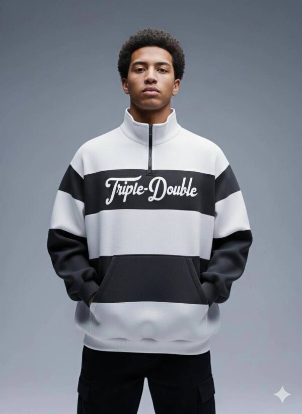 دورس نیم زیپ سفید - Image 1